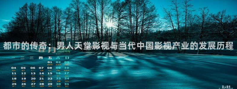 好看影院：都市的传奇：男人天堂影视与当代中国影视产业的发展历程